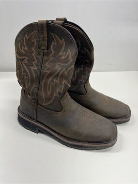 Wolverine Rancher Boots in Brown Leather Size 8 EW